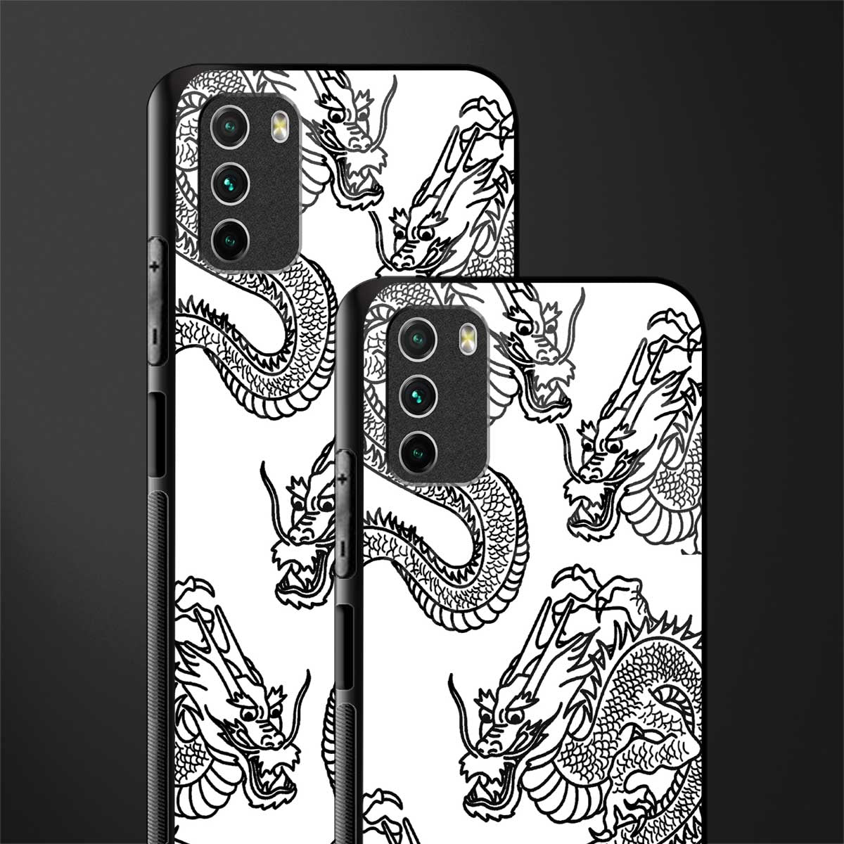 dragons lite glass case for poco m3 image-2