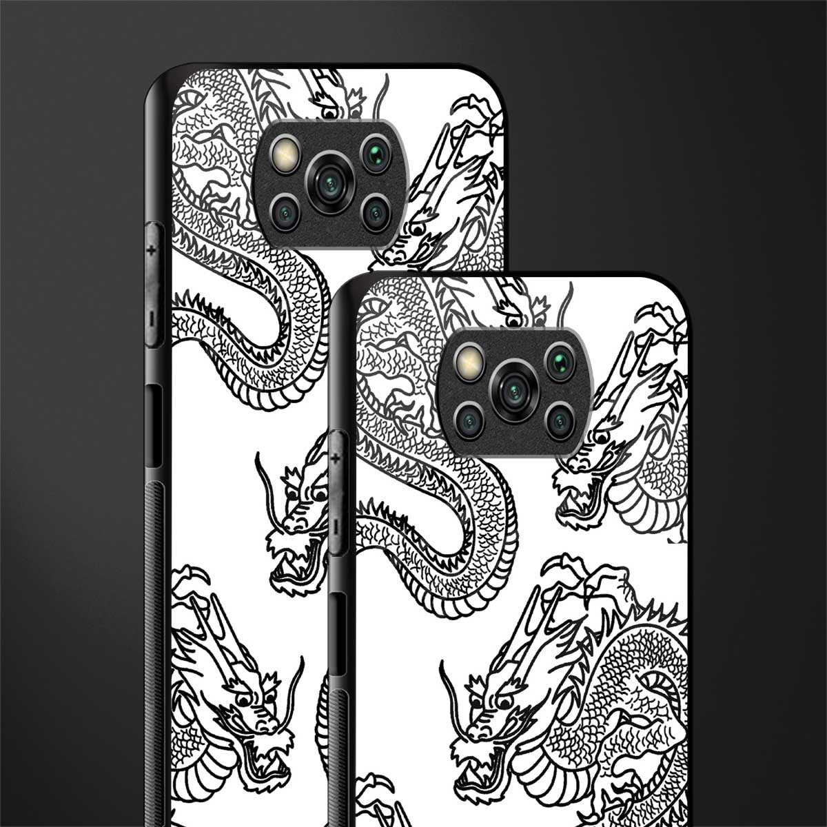 dragons lite glass case for poco x3 pro image-2