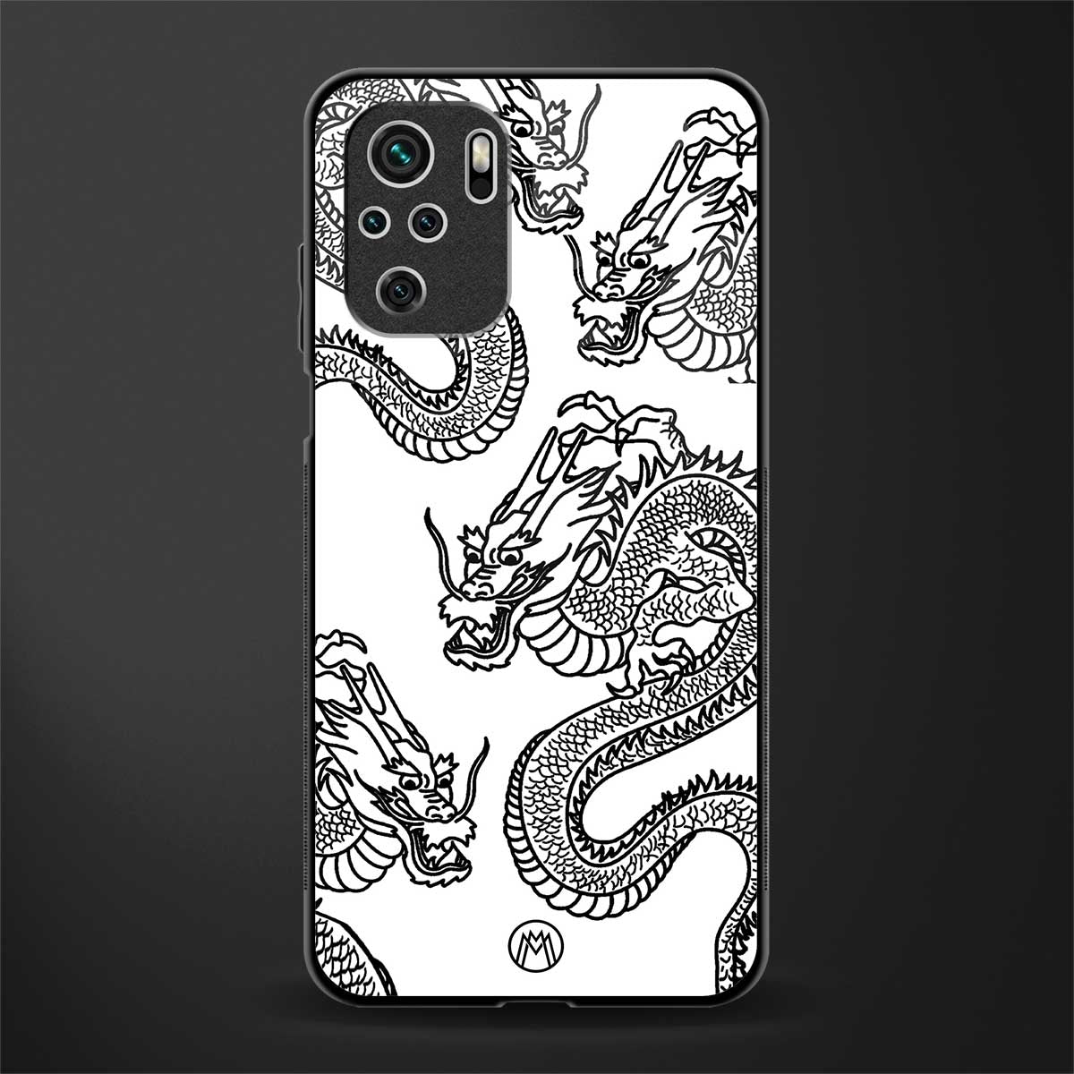 dragons lite glass case for redmi note 10 image