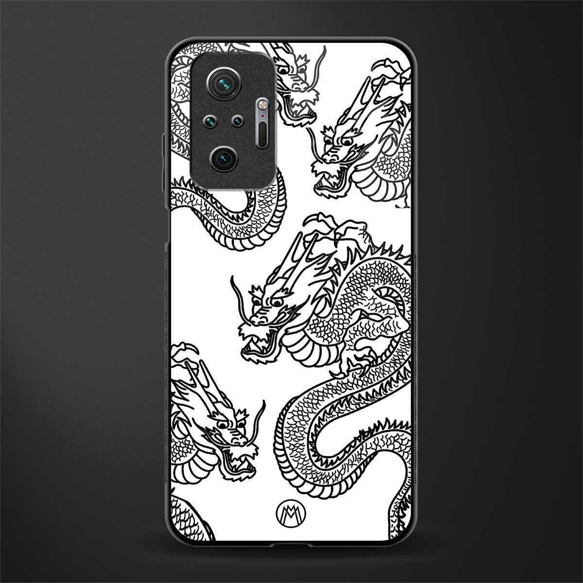 dragons lite glass case for redmi note 10 pro max image
