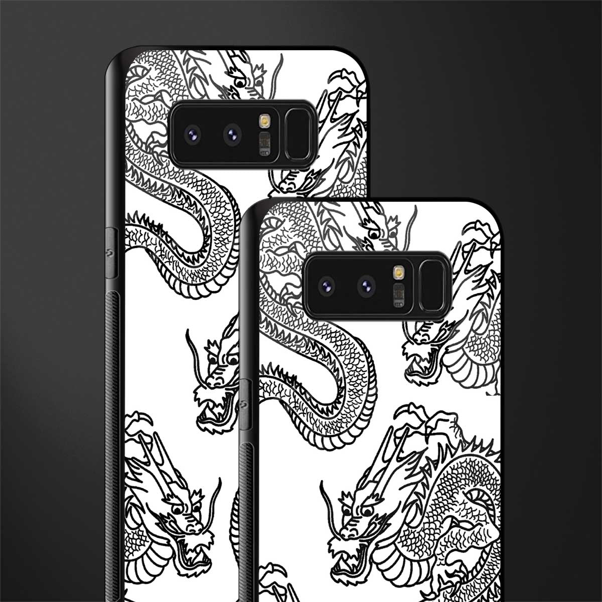 dragons lite glass case for samsung galaxy note 8 image-2