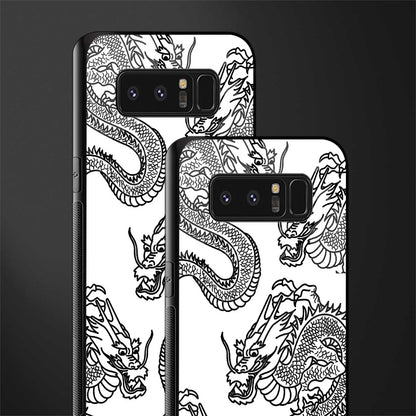 dragons lite glass case for samsung galaxy note 8 image-2