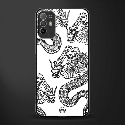 dragons lite glass case for oppo f19 pro plus image
