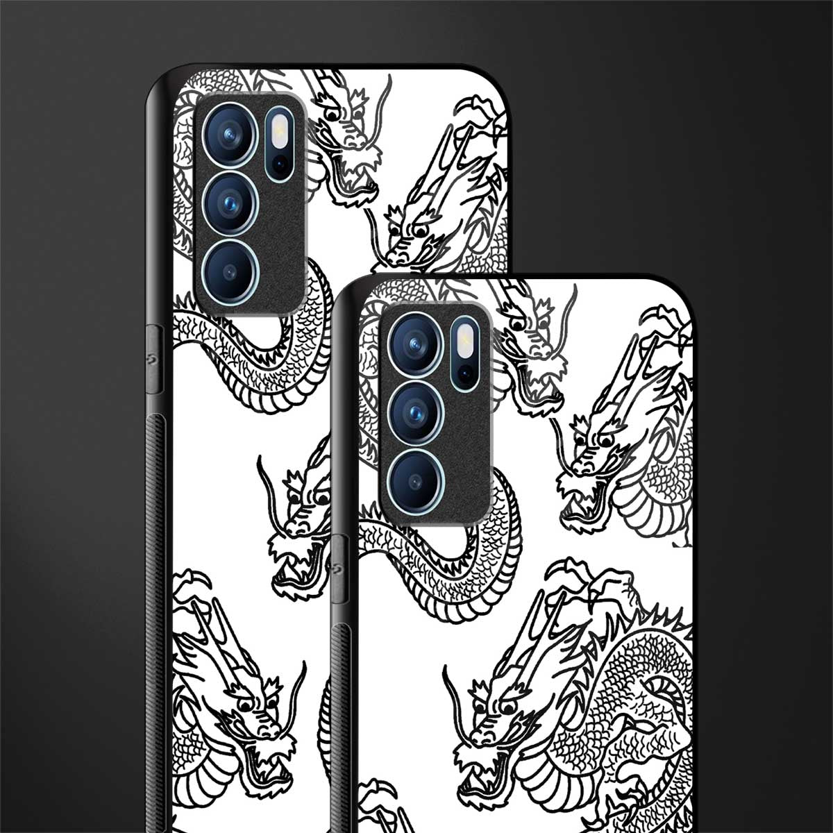 dragons lite glass case for oppo reno6 5g image-2