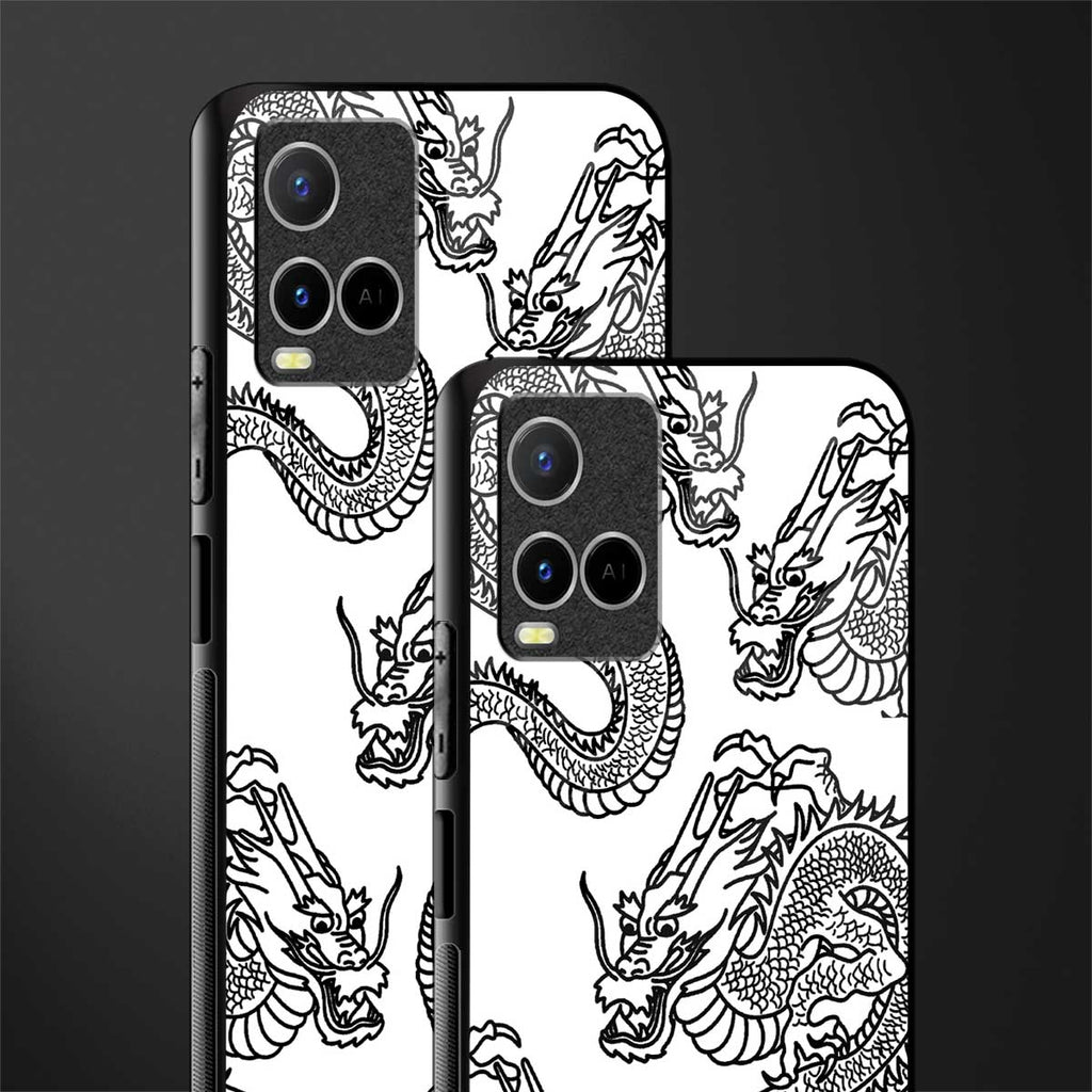dragons lite glass case for vivo y21s image-2