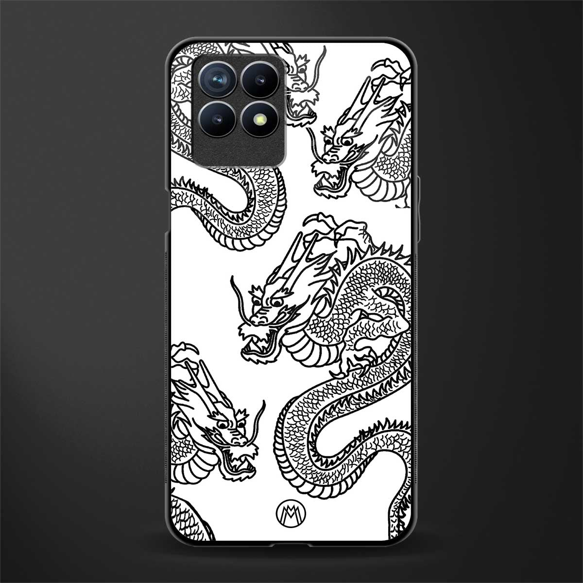 dragons lite glass case for realme 8i image