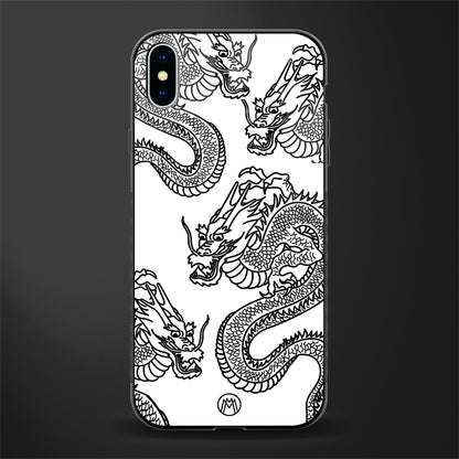 dragons lite glass case for iphone xs max image