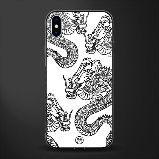 dragons lite glass case for iphone xs max image