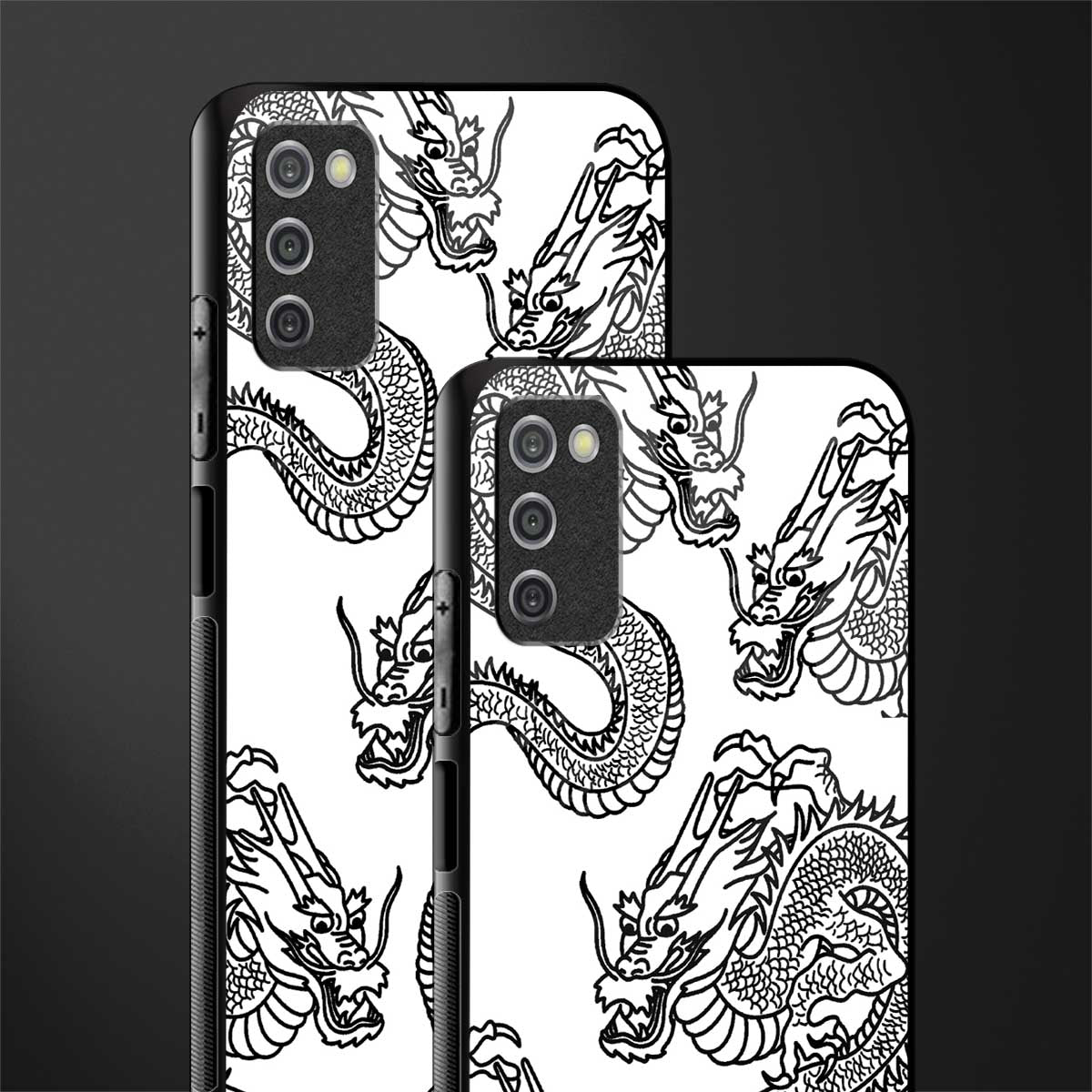 dragons lite glass case for samsung galaxy a03s image-2