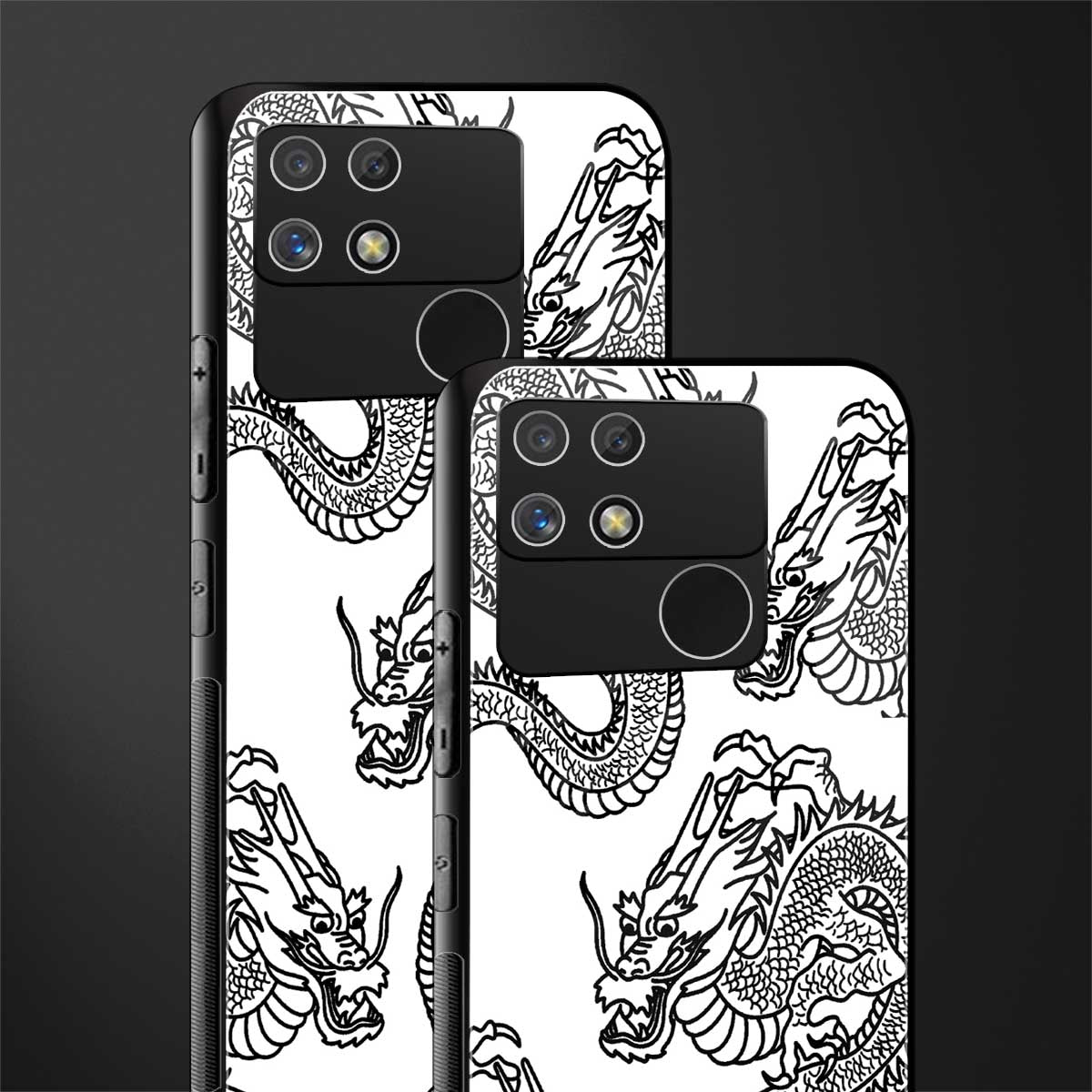 dragons lite back phone cover | glass case for realme narzo 50a