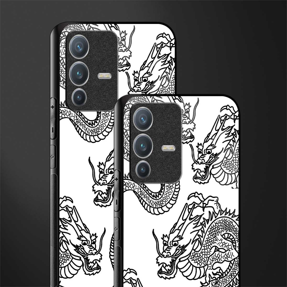 dragons lite glass case for vivo v23 pro 5g image-2