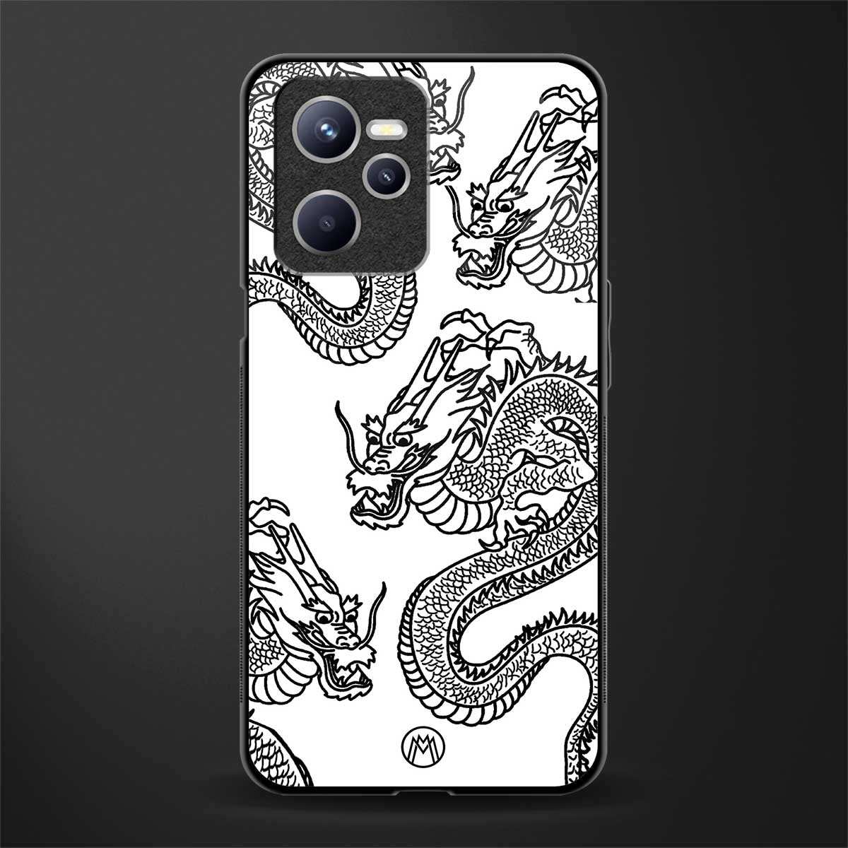 dragons lite glass case for realme c35 image