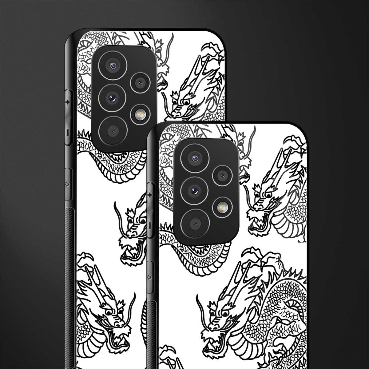 dragons lite back phone cover | glass case for samsung galaxy a23