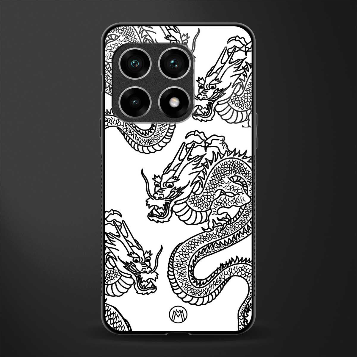 dragons lite glass case for oneplus 10 pro 5g image