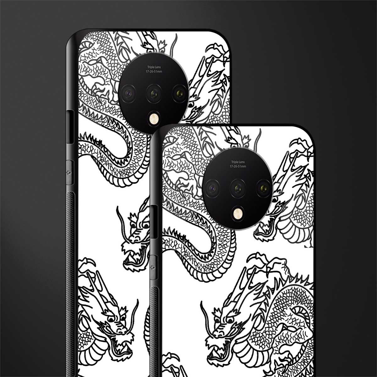 dragons lite glass case for oneplus 7t image-2