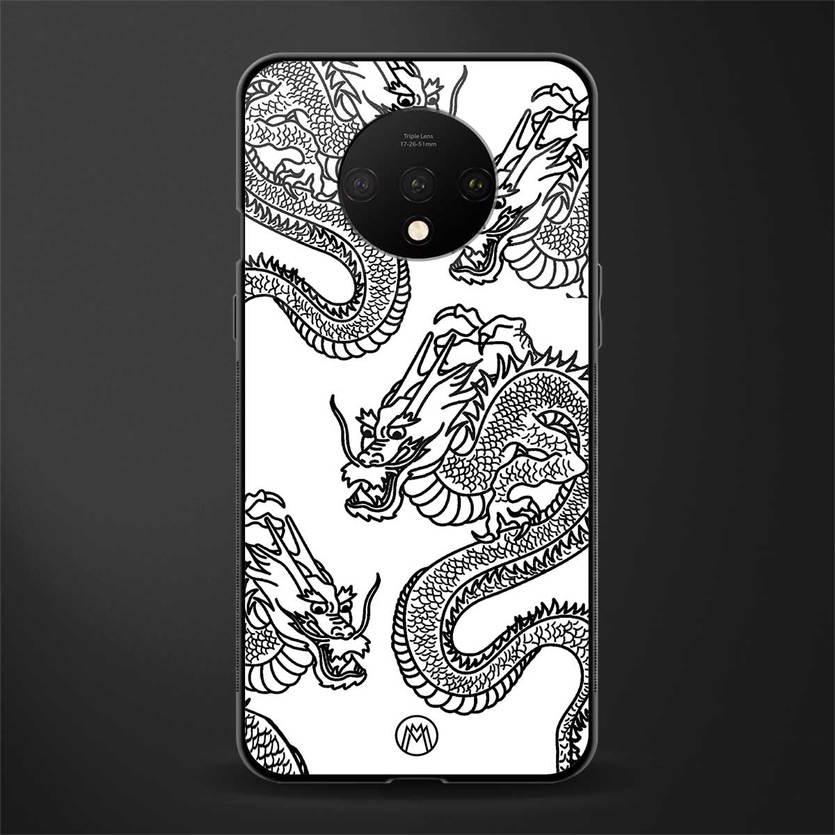 dragons lite glass case for oneplus 7t image