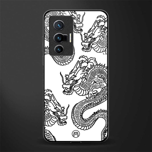 dragons lite glass case for vivo x70 image