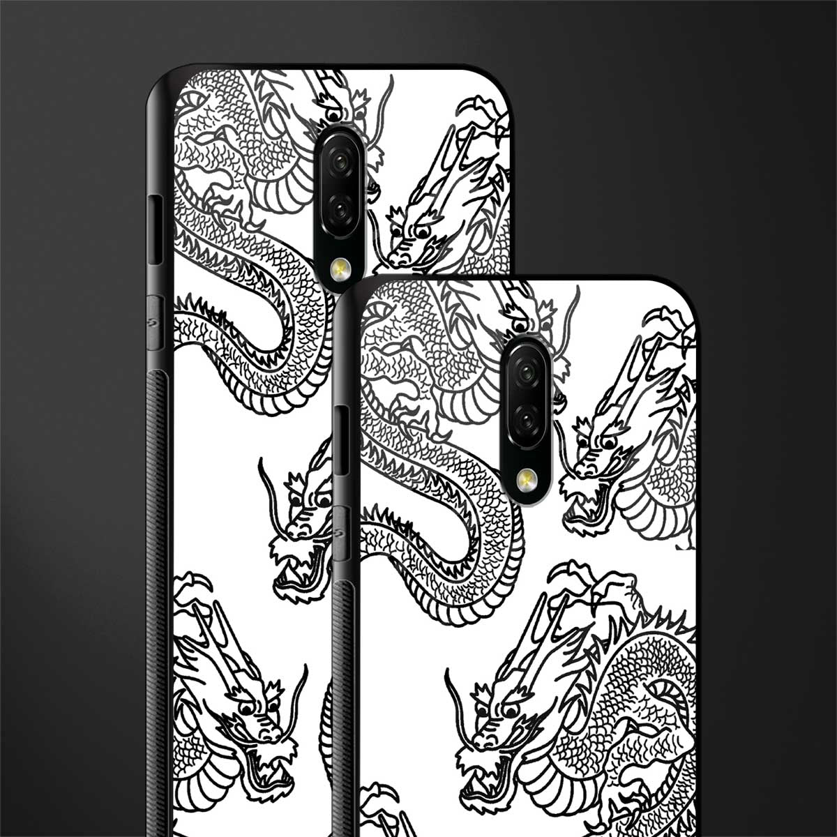 dragons lite glass case for oneplus 7 image-2