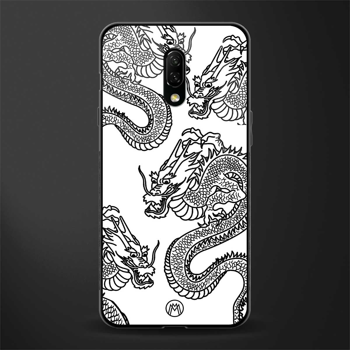 dragons lite glass case for oneplus 7 image