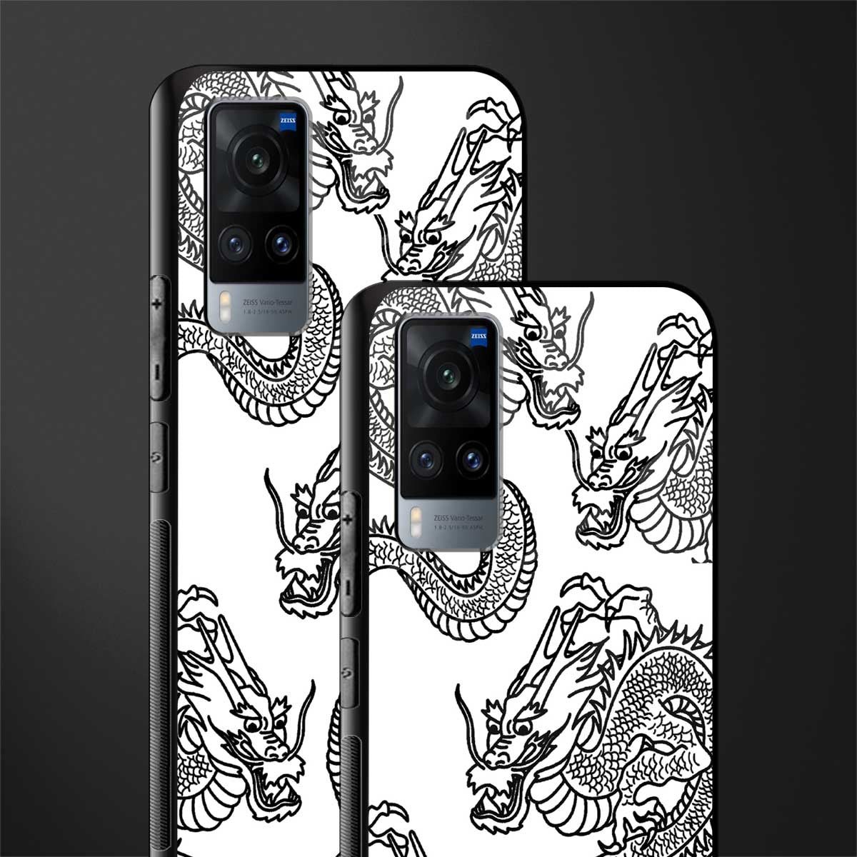 dragons lite glass case for vivo x60 image-2