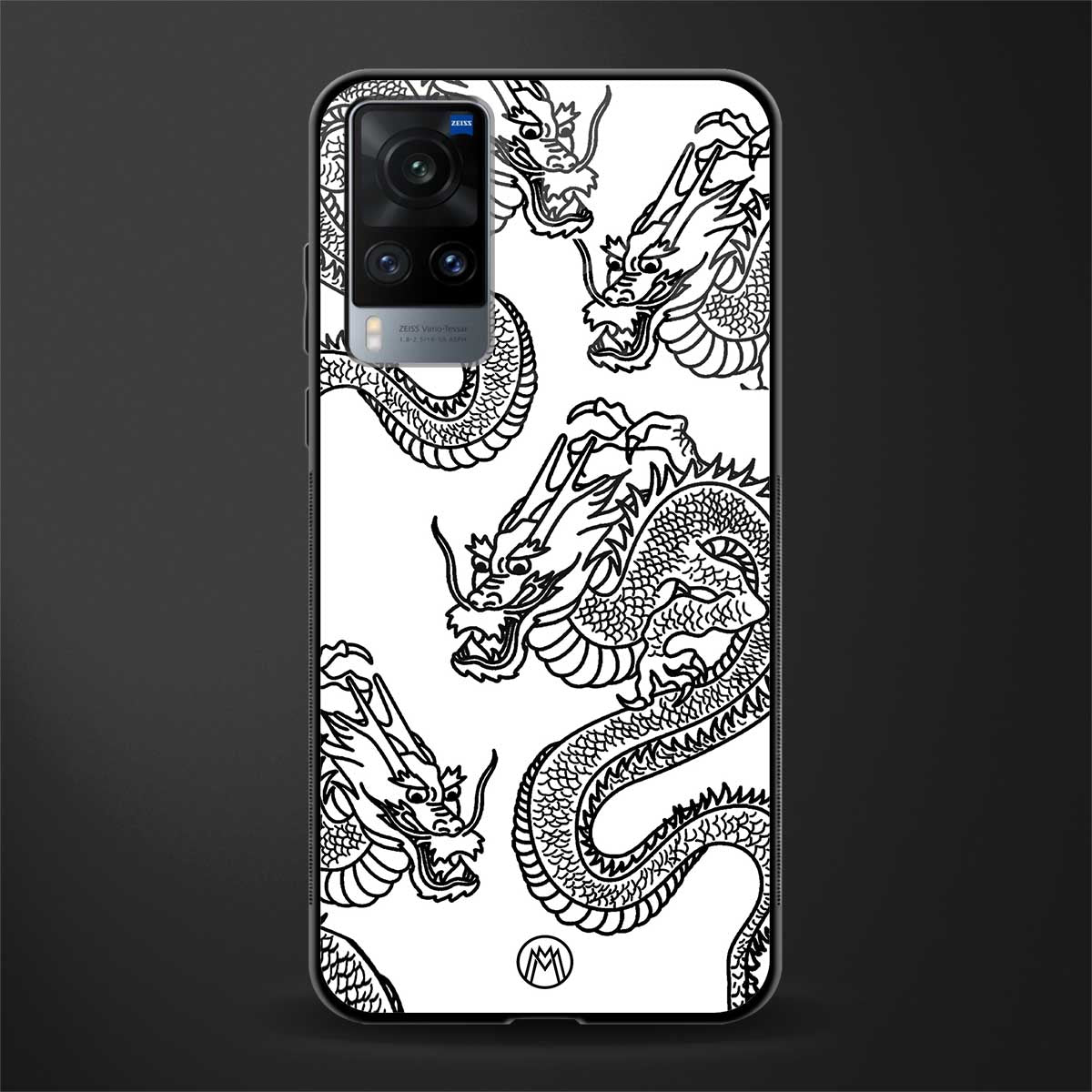 dragons lite glass case for vivo x60 image