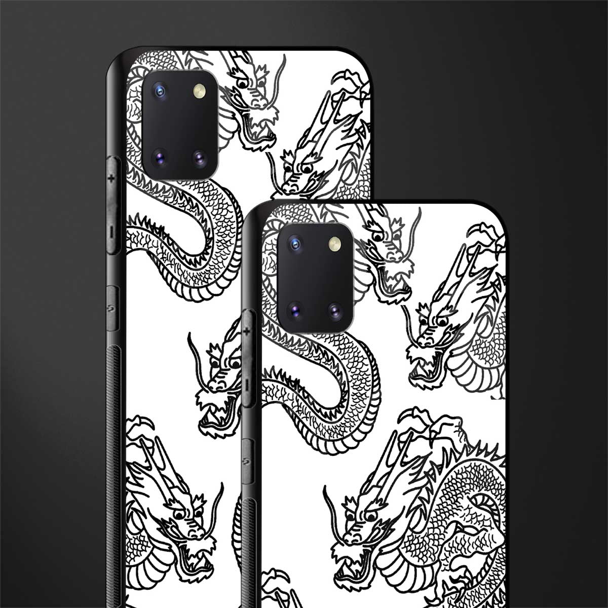 dragons lite glass case for samsung a81 image-2