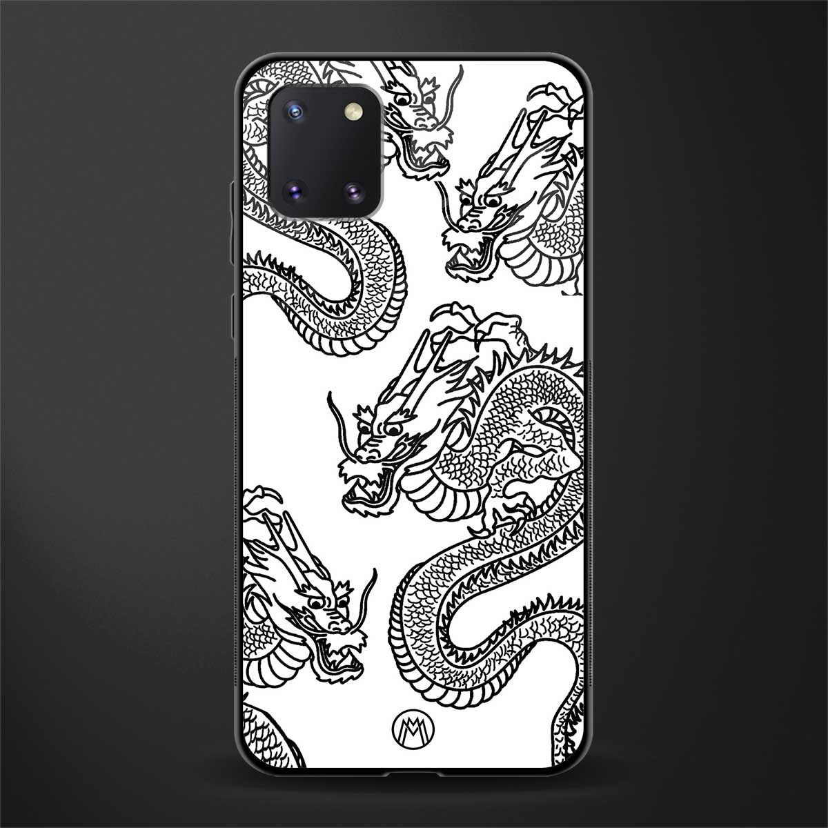 dragons lite glass case for samsung a81 image