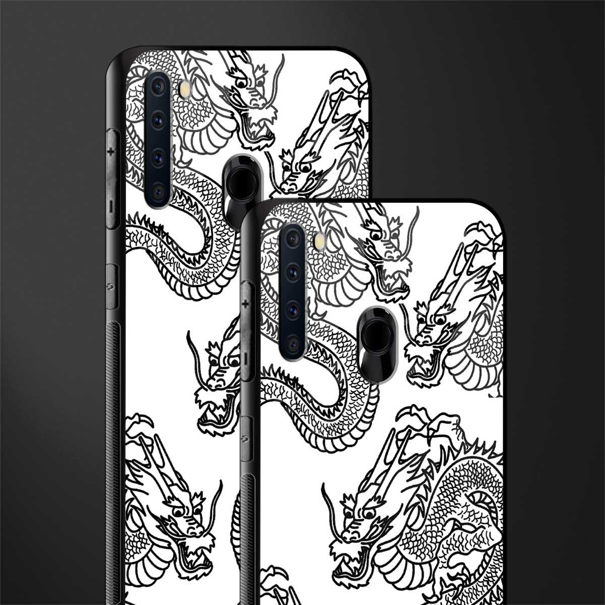 dragons lite glass case for samsung a21 image-2