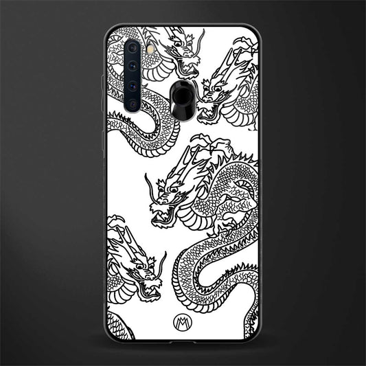 dragons lite glass case for samsung a21 image