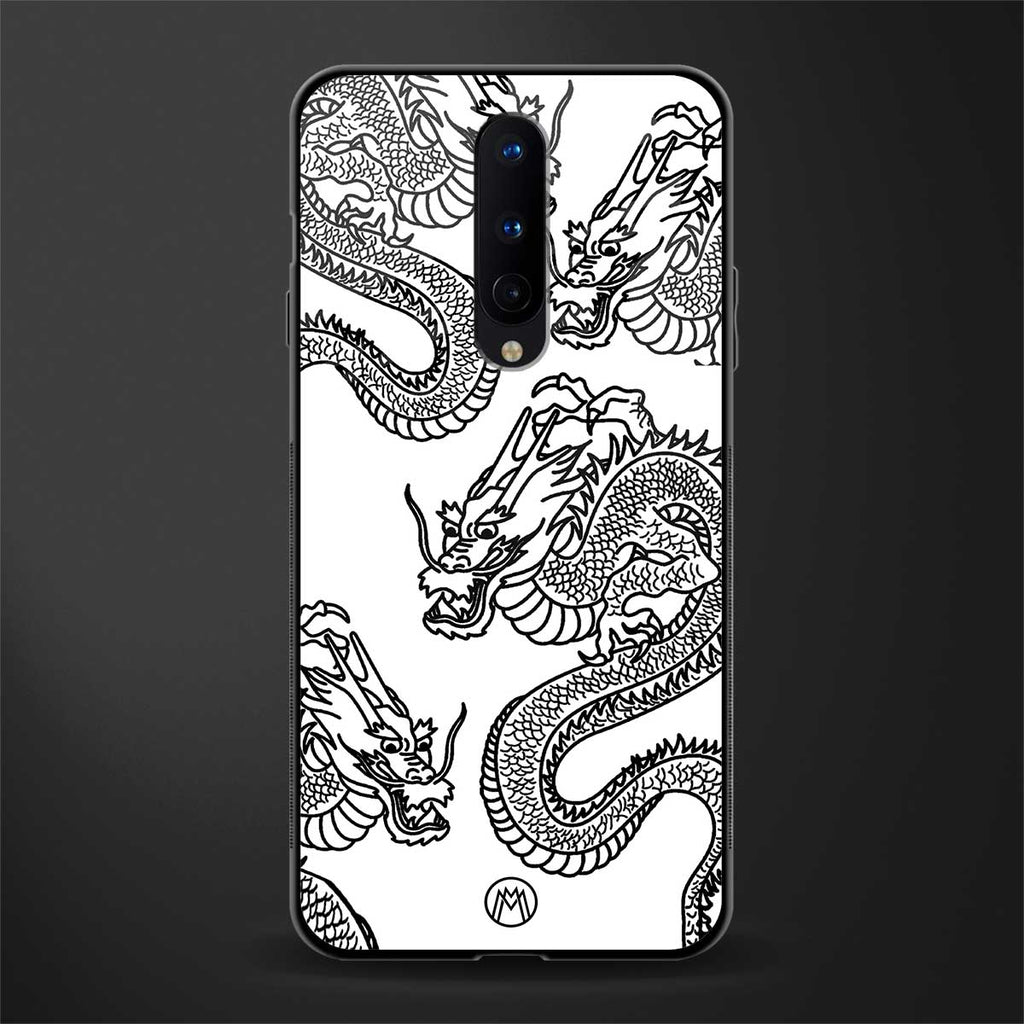 dragons lite glass case for oneplus 8 image