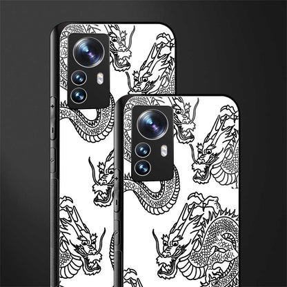 dragons lite back phone cover | glass case for xiaomi 12 pro