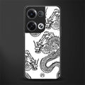 dragons lite back phone cover | glass case for oppo reno 8