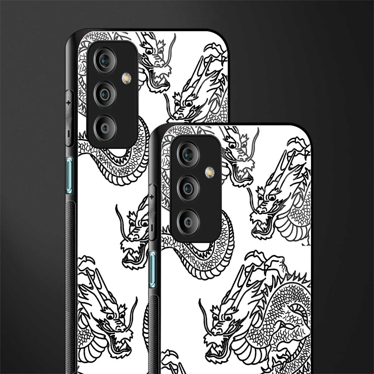 dragons lite back phone cover | glass case for samsung galaxy f23 5g