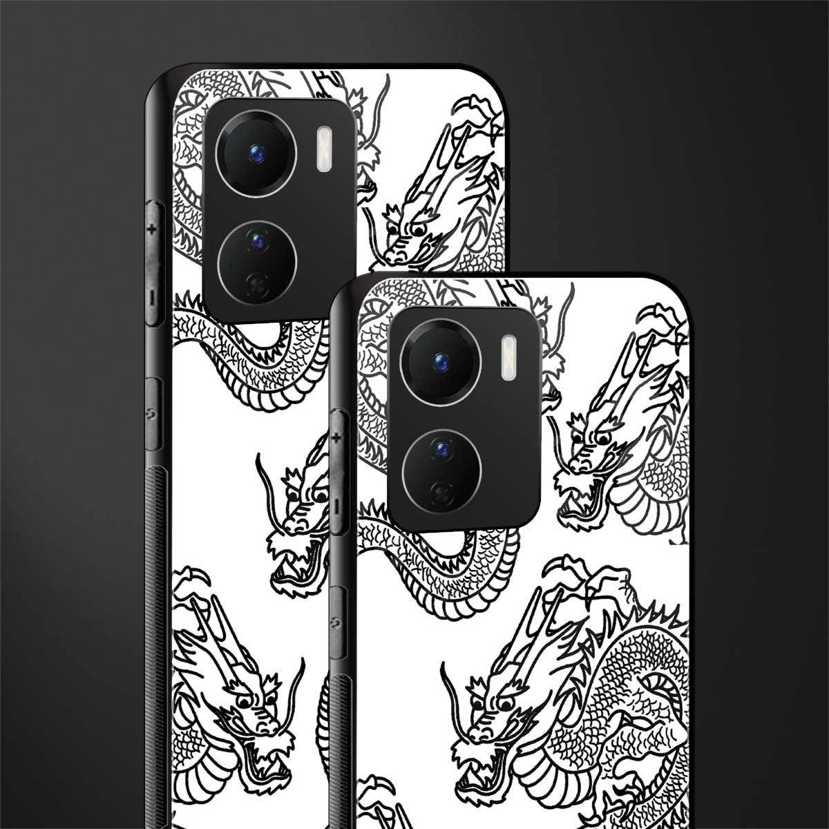 dragons lite back phone cover | glass case for vivo y16