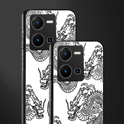 dragons lite back phone cover | glass case for vivo y35 4g