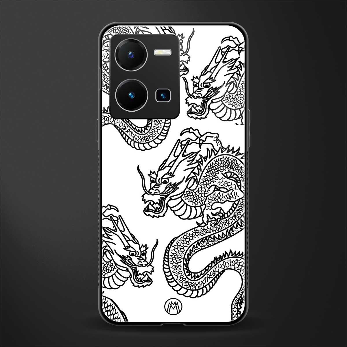 dragons lite back phone cover | glass case for vivo y35 4g