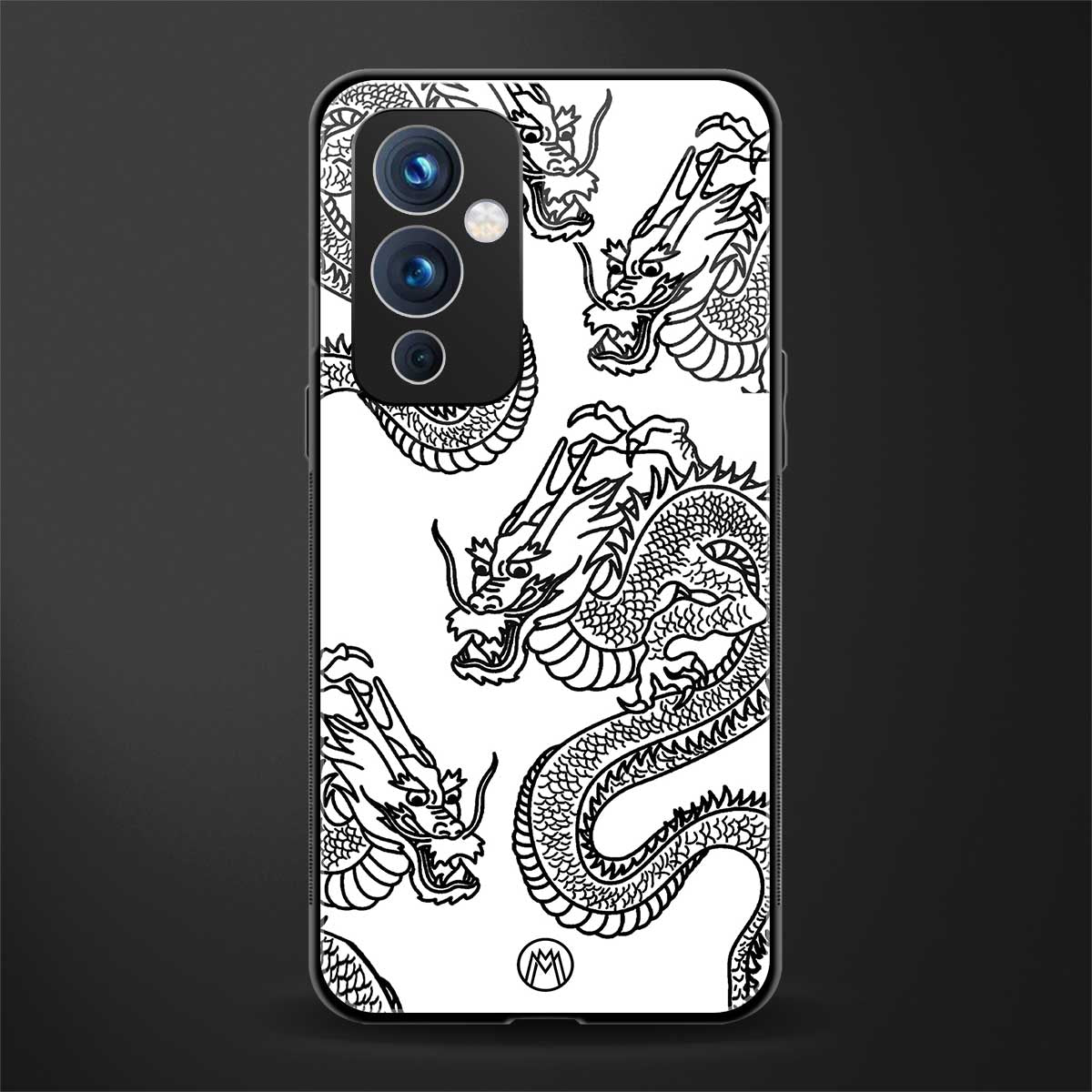 dragons lite back phone cover | glass case for oneplus 9