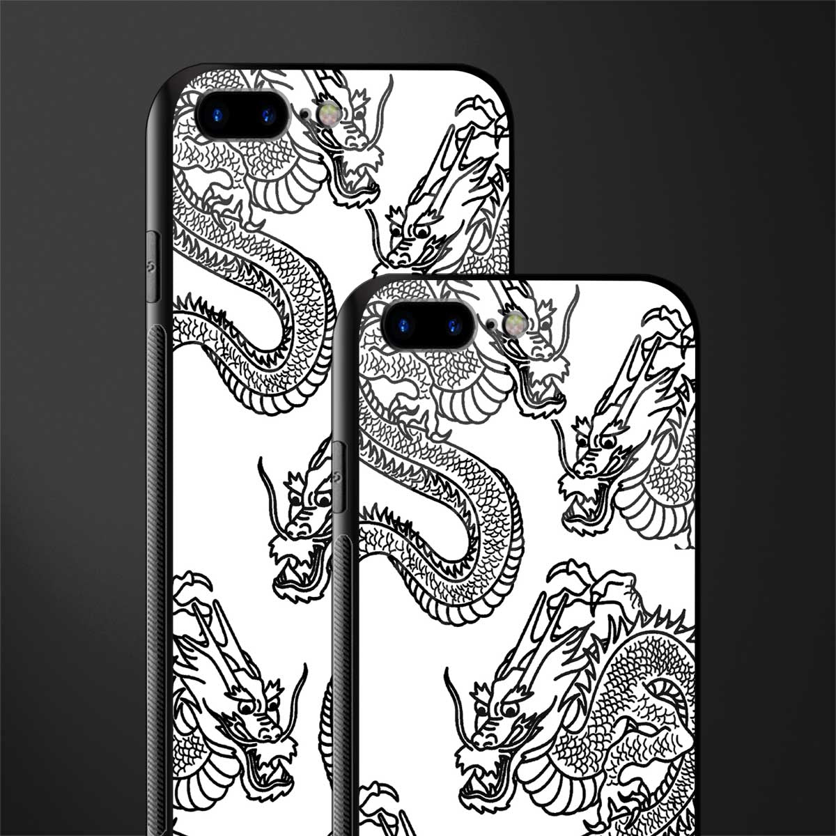 dragons lite glass case for iphone 8 plus image-2
