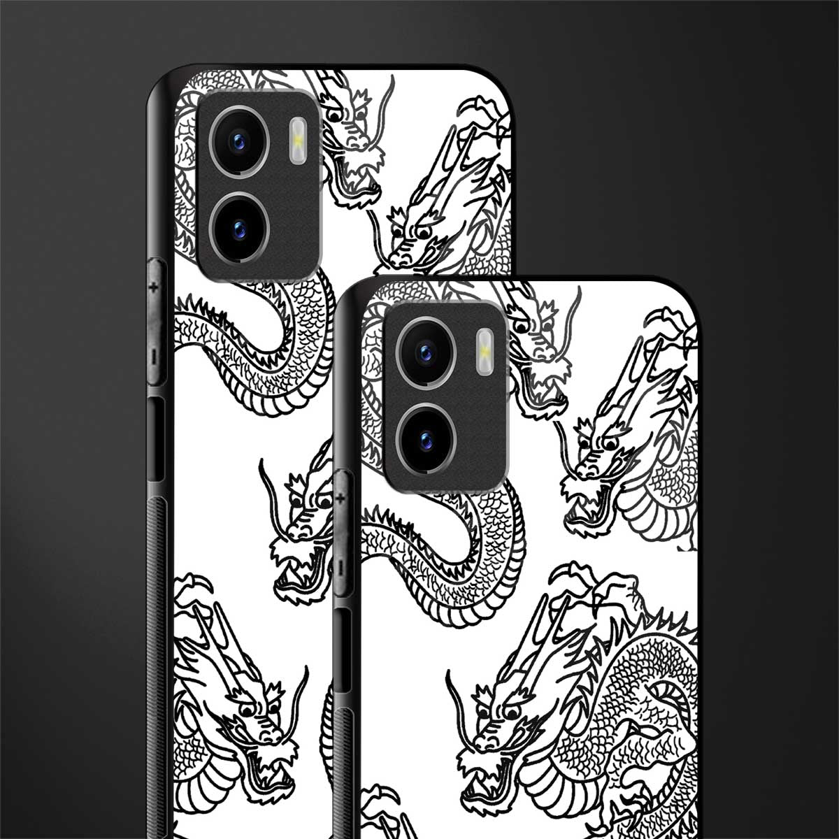 dragons lite back phone cover | glass case for vivo y72