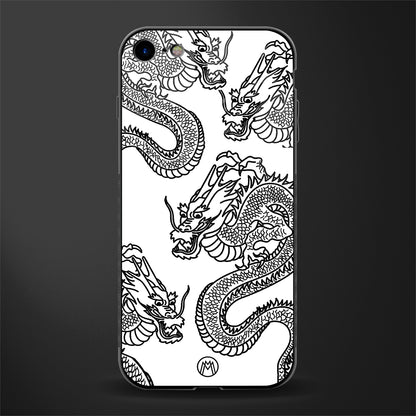 dragons lite glass case for iphone 8 image