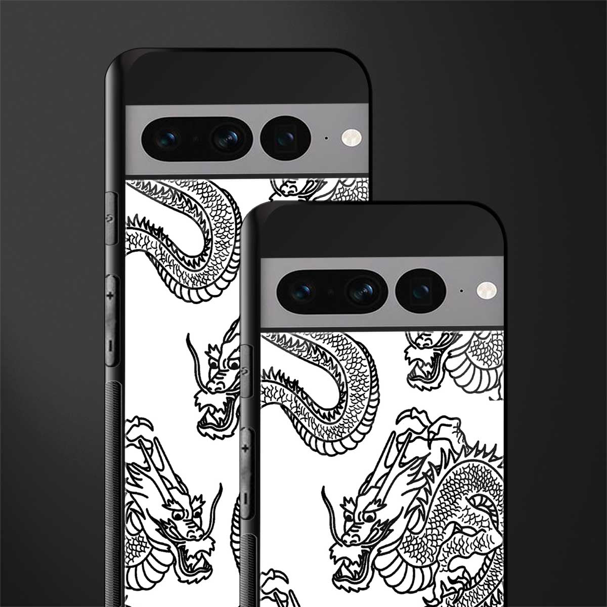 dragons lite back phone cover | glass case for google pixel 7 pro