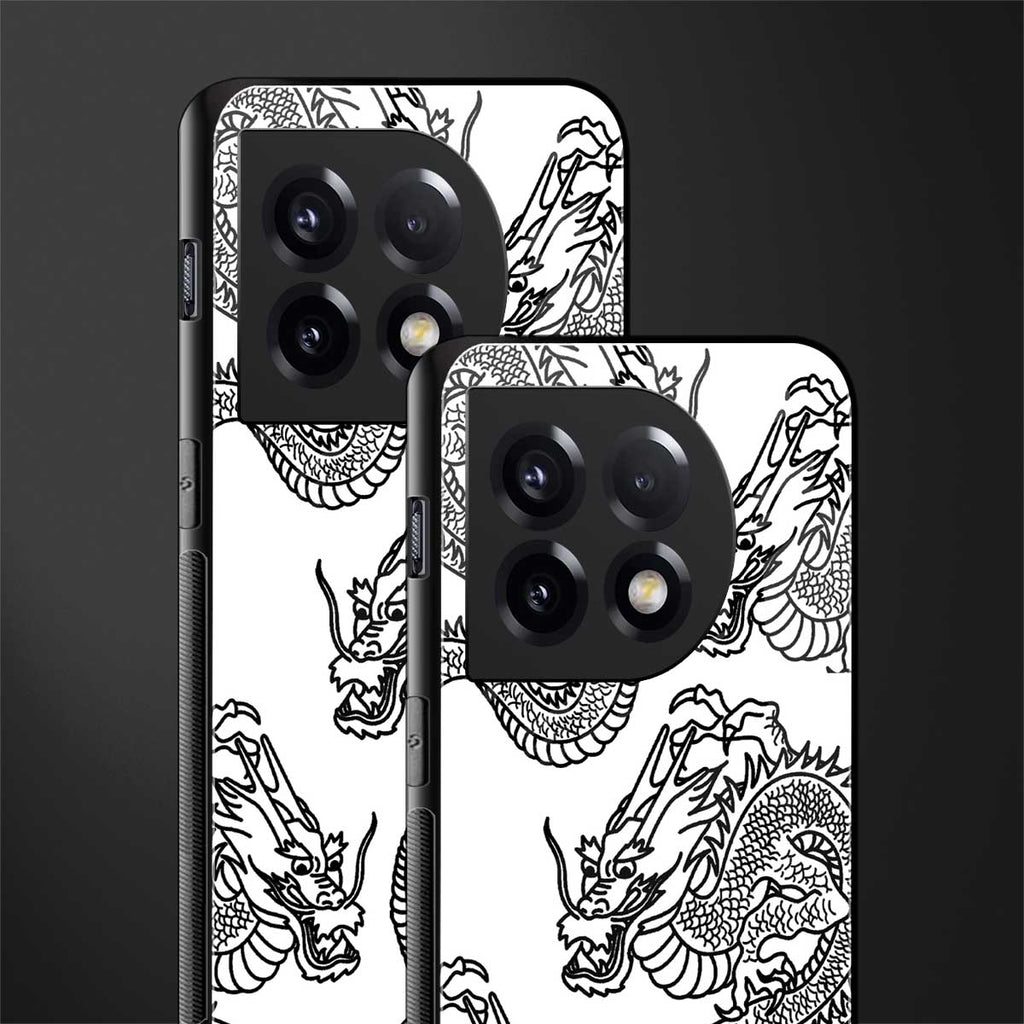 dragons lite back phone cover | glass case for oneplus 11