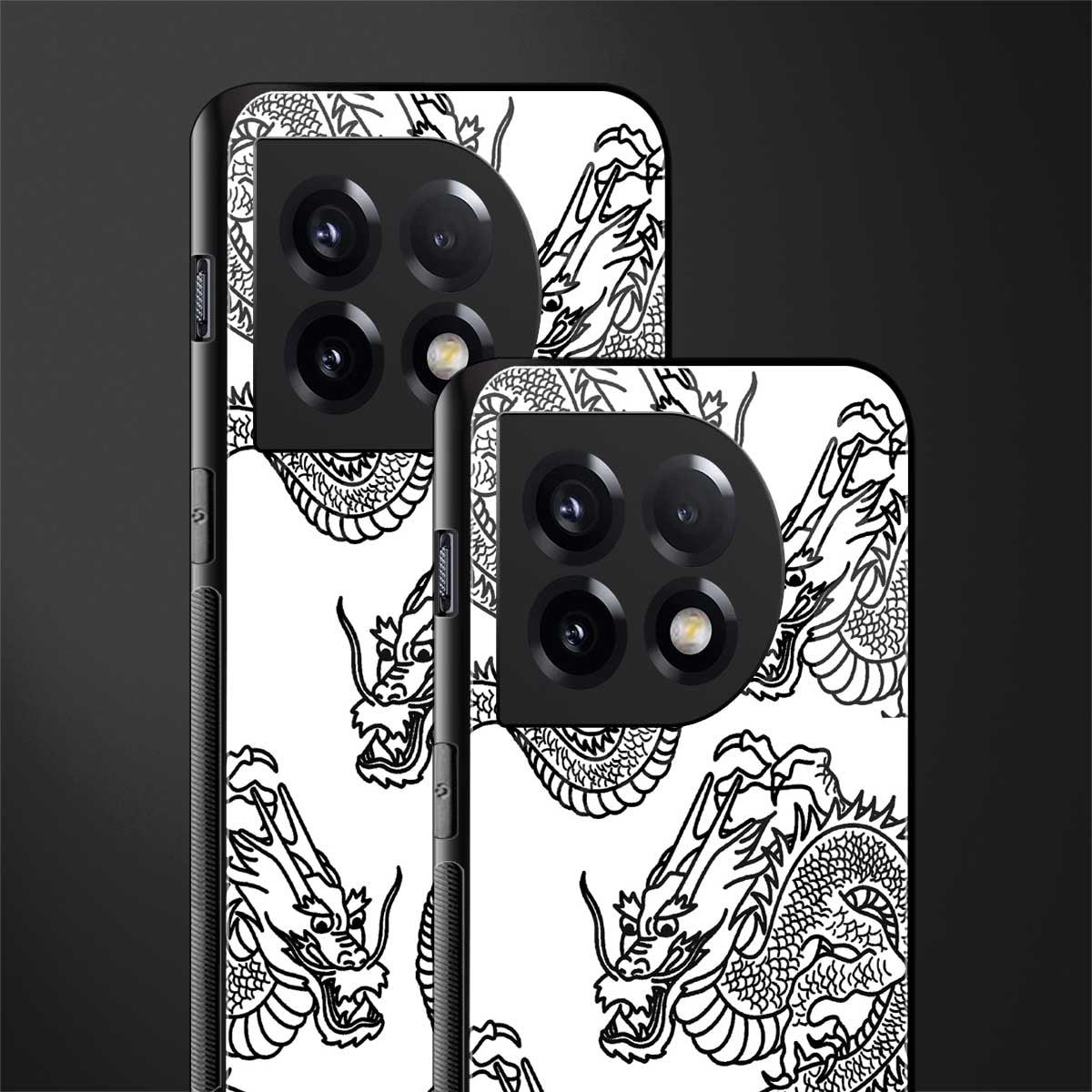 dragons lite back phone cover | glass case for oneplus 11