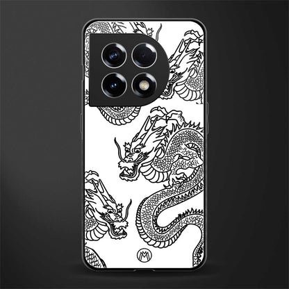 dragons lite back phone cover | glass case for oneplus 11