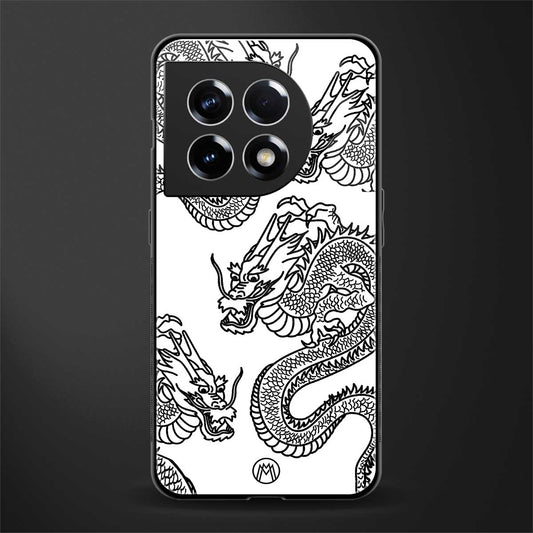 dragons lite back phone cover | glass case for oneplus 11