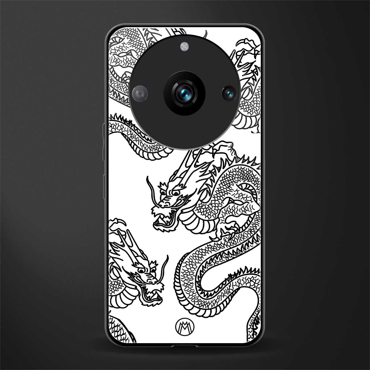 dragons lite back phone cover | glass case for realme 11 pro 5g