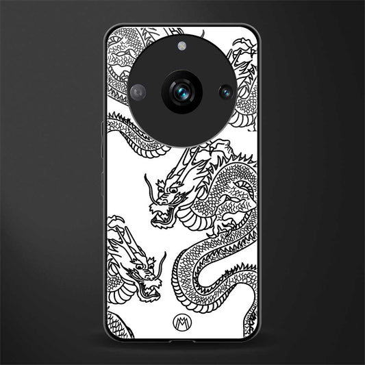 dragons lite back phone cover | glass case for realme 11 pro 5g