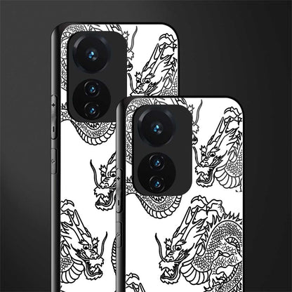 dragons lite back phone cover | glass case for vivo t1 44w 4g