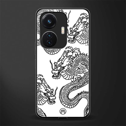 dragons lite back phone cover | glass case for vivo t1 44w 4g