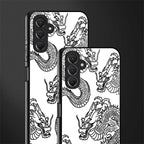 dragons lite back phone cover | glass case for samsun galaxy a24 4g